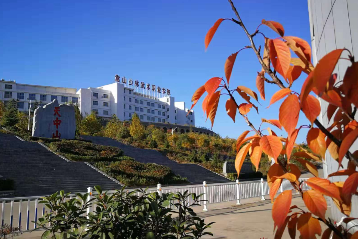 嵩山少林武术职业学院孔子校区招生宣传场景
